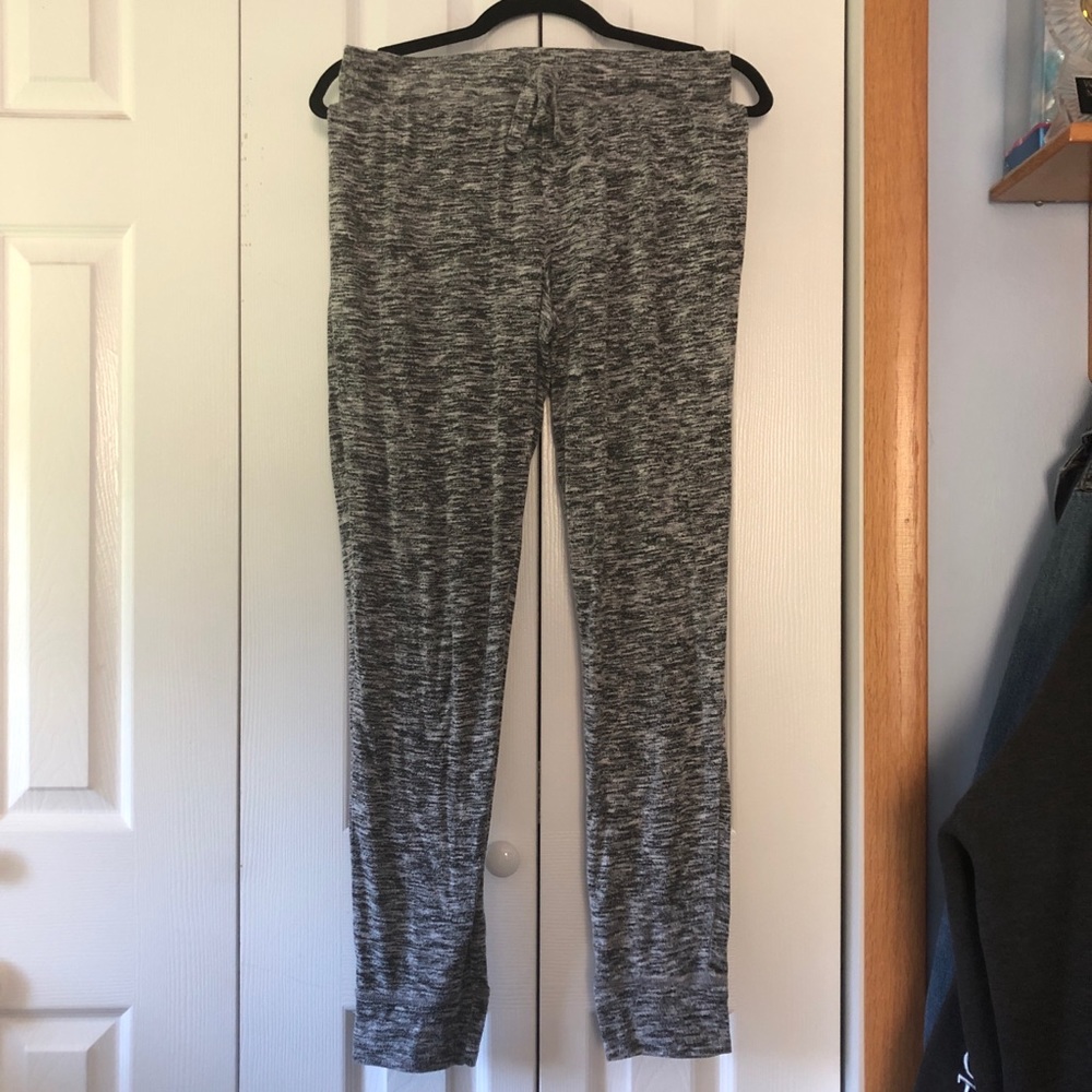 heathered grey lounge pants